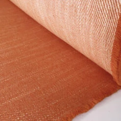 Tangerine Dream 9 Tangerine Dream -Croft Mill Store tangerine dream orange white polyester cotton viscose trousering fabric roll