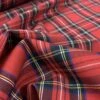 Tartan Lawn - Royal Stewart 2 Tartan Lawn - Royal Stewart -Croft Mill Store tartan lawn royal stewart red tartan design cotton lawn fold