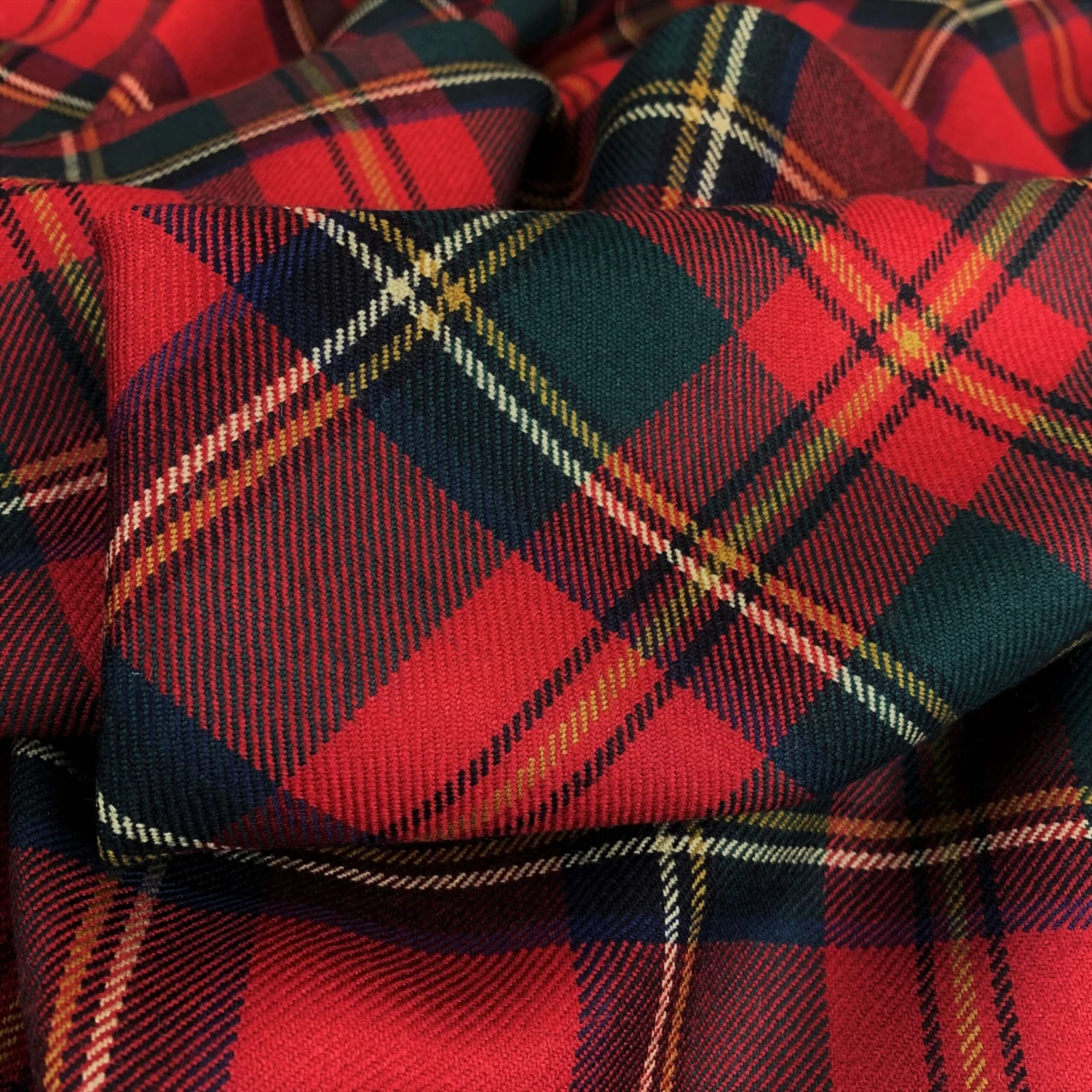 Wool Tartan - Muted - Red 6 Wool Tartan - Muted - Red - Image 4