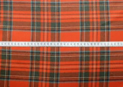 Wool Tartan - Muted Royal Stewart 7 Wool Tartan - Muted Royal Stewart -Croft Mill Store tartan mutred royal strewart wool fabric s