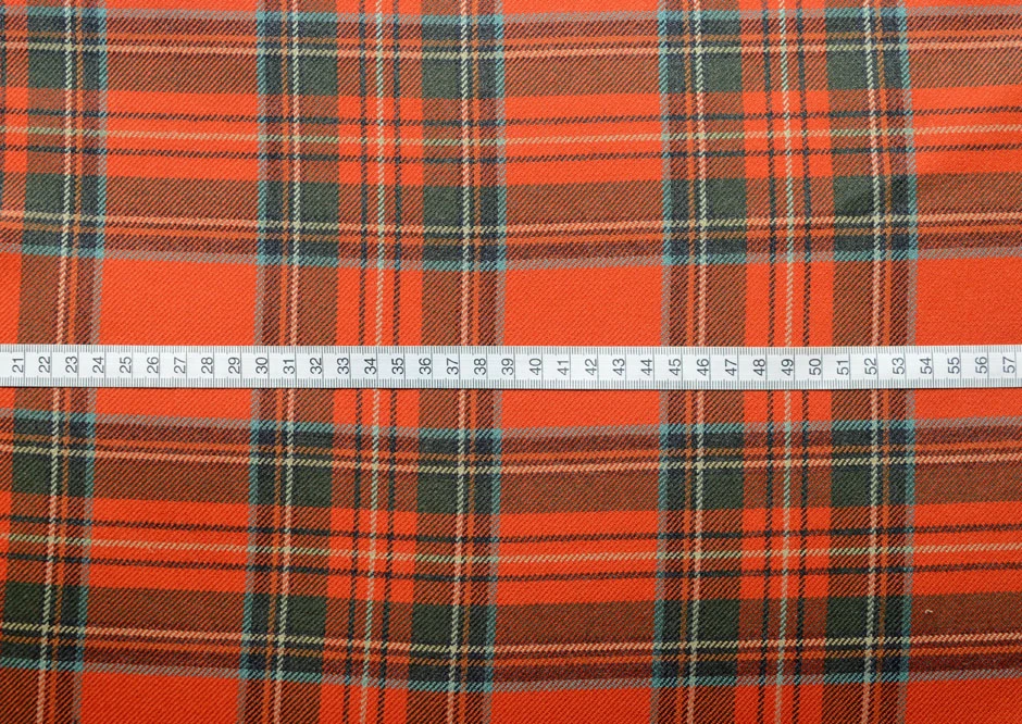 Wool Tartan - Muted Royal Stewart 4 Wool Tartan - Muted Royal Stewart - Image 2