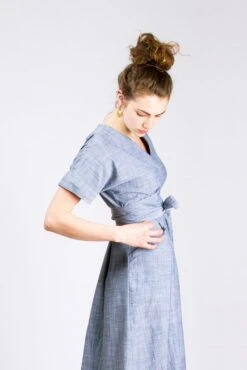 Sew House Seven - Tea House Top & Dress Pattern (Sizes 0-20) 16 Sew House Seven - Tea House Top & Dress Pattern (Sizes 0-20) -Croft Mill Store tea house top dress pattern by sew house seven model 3