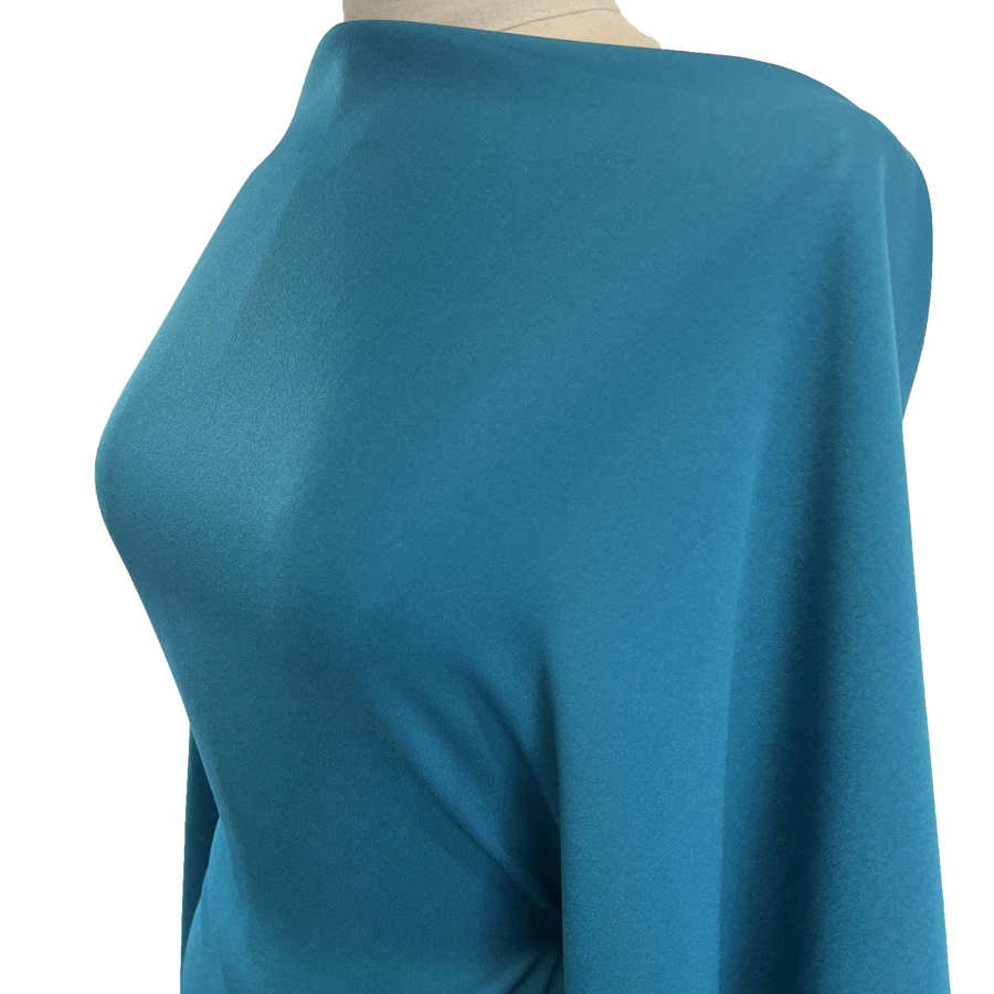 Smooth Crepe - Teal 4 Smooth Crepe - Teal - Image 2