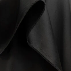 Tesoro - Black 9 Tesoro - Black -Croft Mill Store tesoro black italian satin polyester ex designer dress fabric fold