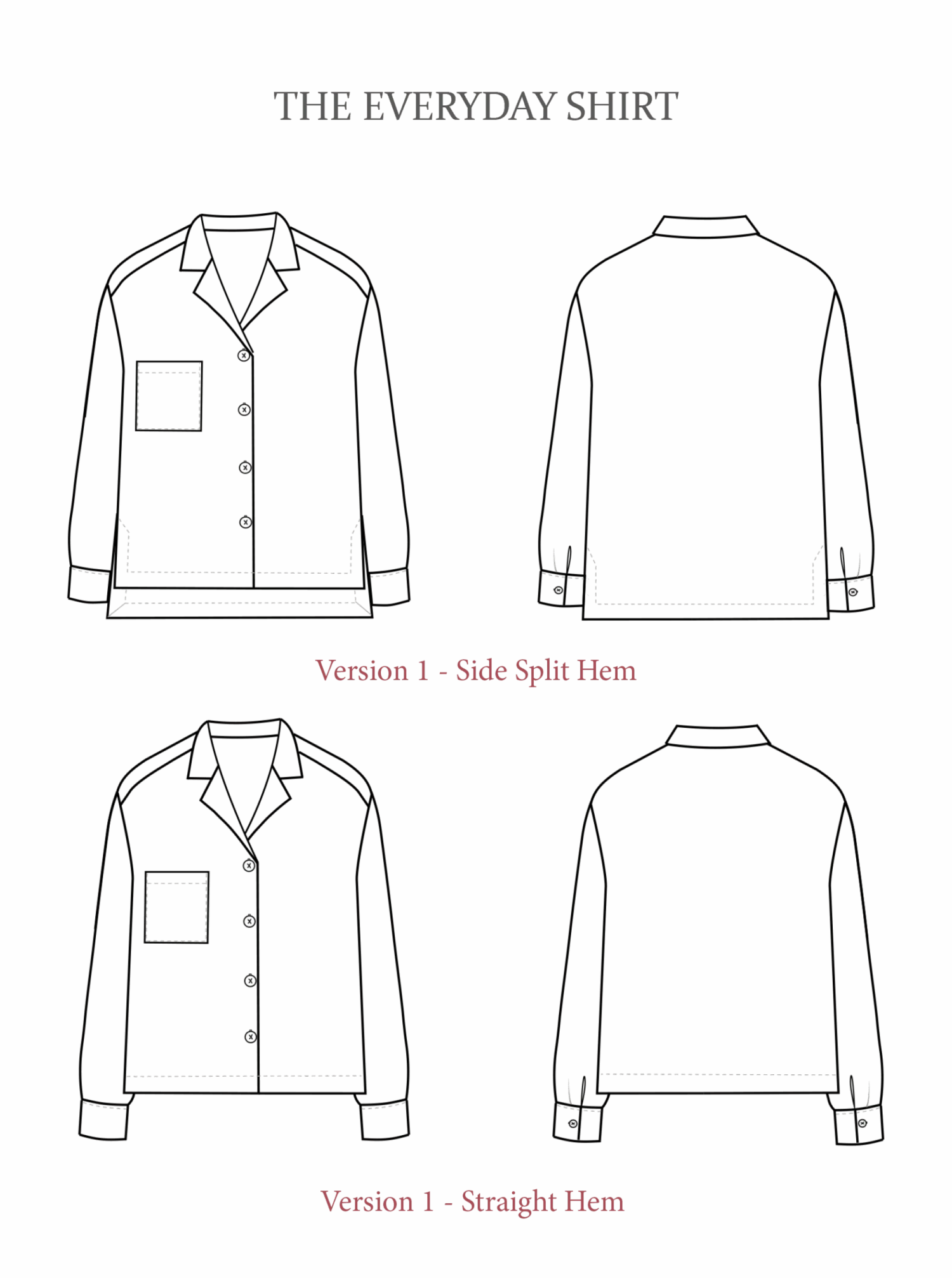 The Avid Seamstress - Everyday Shirt Pattern (UK 6-22) 12 The Avid Seamstress - Everyday Shirt Pattern (UK 6-22) - Image 10