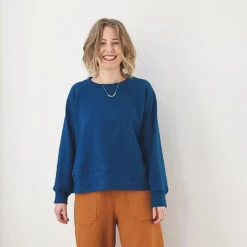 Sew House Seven - Cosmos Sweatshirt & Skirt Pattern (Sizes 00-20) 18 Sew House Seven - Cosmos Sweatshirt & Skirt Pattern (Sizes 00-20) -Croft Mill Store the cosmos sweatshirt and elemental skirt pattern by sew house seven 5