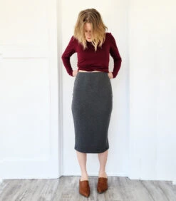 Sew House Seven - Cosmos Sweatshirt & Skirt Pattern (Sizes 00-20) 21 Sew House Seven - Cosmos Sweatshirt & Skirt Pattern (Sizes 00-20) -Croft Mill Store the cosmos sweatshirt and elemental skirt pattern by sew house seven 8