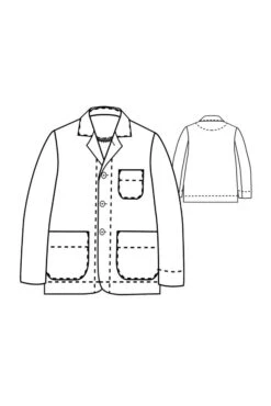 Merchant & Mills - Men's Foreman Jacket Pattern (UK 36-46) 23 Merchant & Mills - Men's Foreman Jacket Pattern (UK 36-46) -Croft Mill Store the foreman pattern merchant mills uk 36 46 9