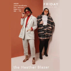 Friday Pattern Company - Heather Blazer Pattern (Sizes XS-7X)