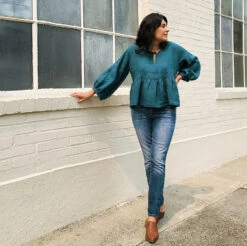 Sew House Seven - Romey Dress & Top Pattern (Sizes 00-20) 18 Sew House Seven - Romey Dress & Top Pattern (Sizes 00-20) -Croft Mill Store the romey gathered dress and top pattern by sew house seven 5