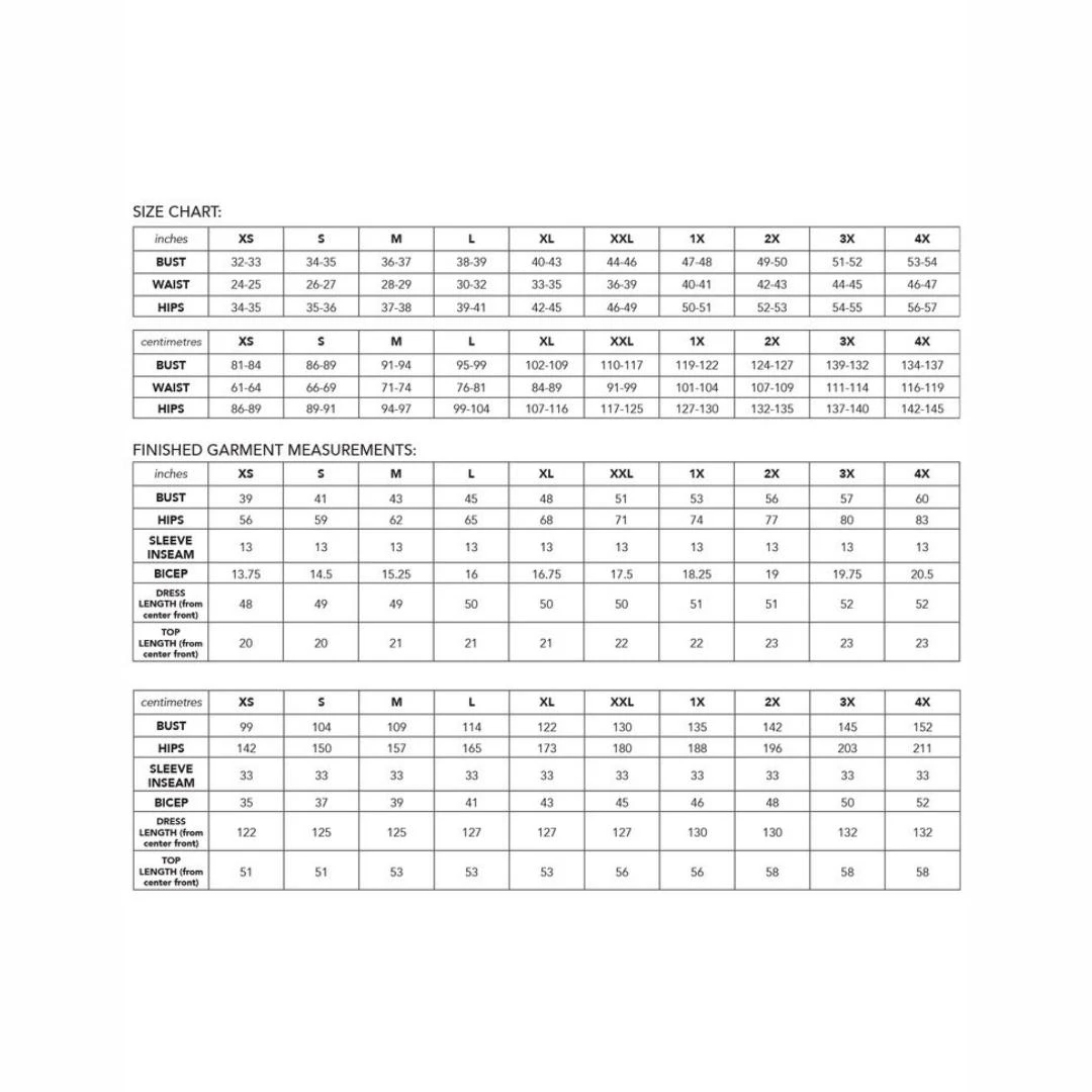 Friday Pattern Company - Wilder Gown Pattern (Sizes XS-7X) 10 Friday Pattern Company - Wilder Gown Pattern (Sizes XS-7X) - Image 8