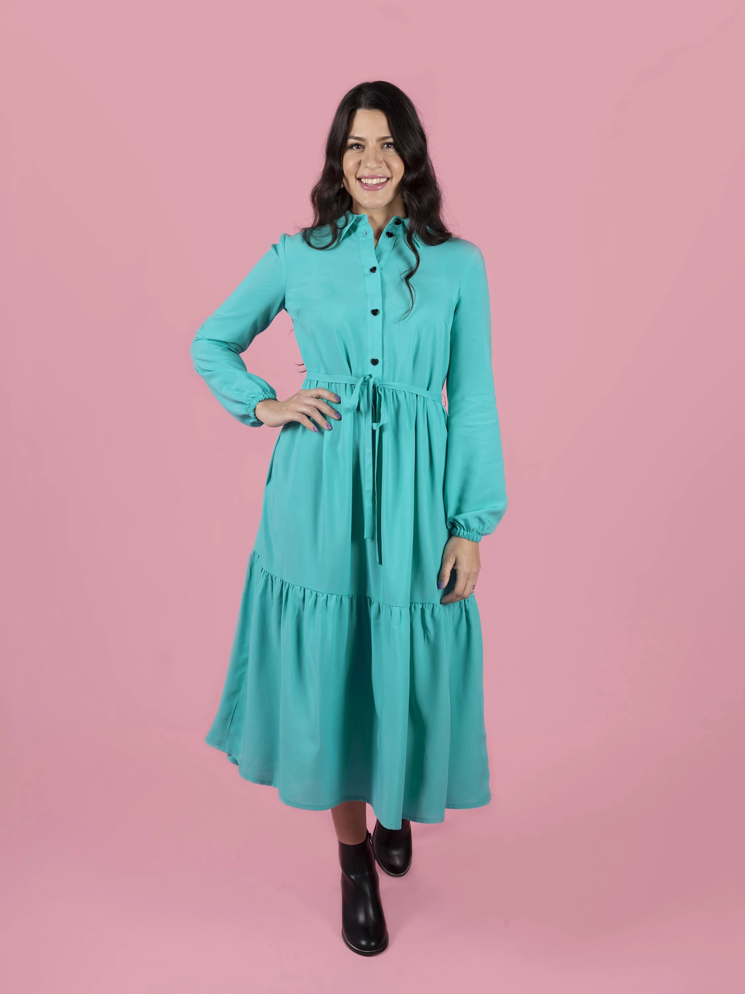 Tilly And The Buttons - Lyra Shirt Dress Pattern (UK 6-34) 6 Tilly And The Buttons - Lyra Shirt Dress Pattern (UK 6-34) - Image 4