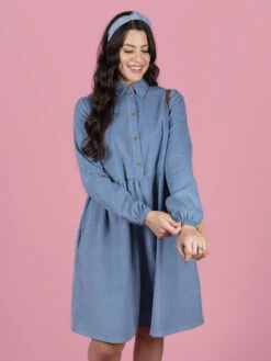 Tilly And The Buttons - Lyra Shirt Dress Pattern (UK 6-34) 40 Tilly And The Buttons - Lyra Shirt Dress Pattern (UK 6-34) -Croft Mill Store tilly and the buttons lyra shirt dress pattern 9