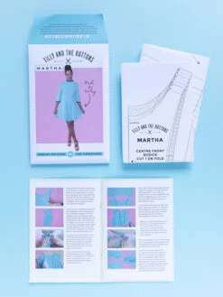 Tilly And The Buttons - Martha Dress Pattern (UK 6-20) 39 Tilly And The Buttons - Martha Dress Pattern (UK 6-20) -Croft Mill Store tilly and the buttons martha dress pattern flatlay gallery