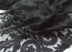 To Party Or Not To Party - Net Border 8 To Party Or Not To Party - Net Border -Croft Mill Store to party net border corded black lace cu2