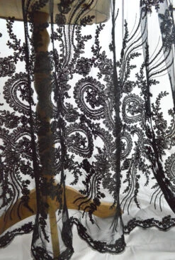 To Party Or Not To Party - Net Border 9 To Party Or Not To Party - Net Border -Croft Mill Store to party net border corded black lace d