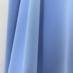 Triple Crepe - Cornflower Blue 9 Triple Crepe - Cornflower Blue -Croft Mill Store triple crepe cornflower blue polyester dress fabric drape