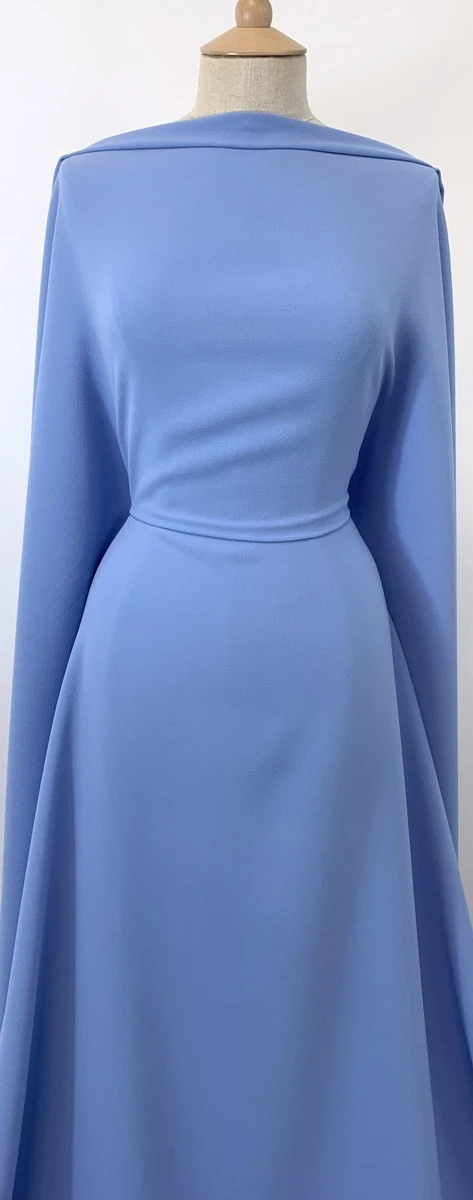 Triple Crepe - Cornflower Blue 7 Triple Crepe - Cornflower Blue - Image 5