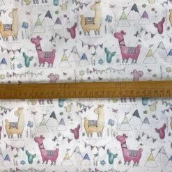 Cotton - Alpaca Party 9 Cotton - Alpaca Party -Croft Mill Store true craft alpaca party john louden korean crafting fabric white llama scale