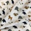 Cotton - Barking Mad 1 Cotton - Barking Mad -Croft Mill Store true craft barking mad john louden korean crafting fabric white pug fold