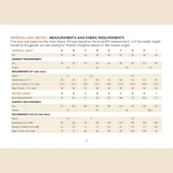 Wardrobe By Me - Unisex Pyjama Pants Pattern (Sizes A-I) 9 Wardrobe By Me - Unisex Pyjama Pants Pattern (Sizes A-I) -Croft Mill Store unisex pyjama pants pattern wardrobe by me imperial metric