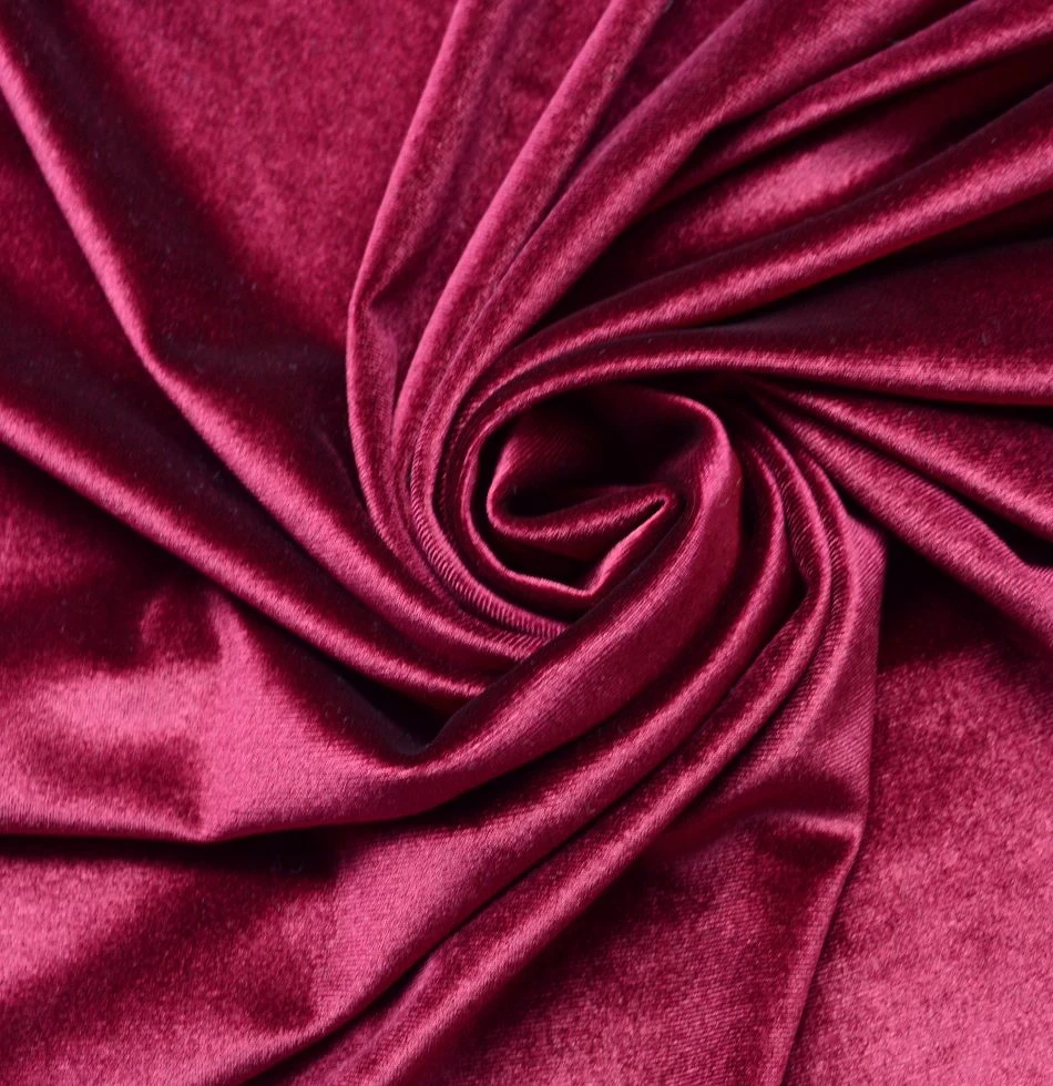 Stretch Velvet - Wine 4 Stretch Velvet - Wine - Image 2