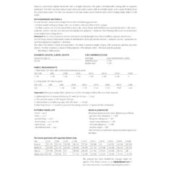 Vikisews - Blake Skirt Sewing Pattern (UK 6-24) 15 Vikisews - Blake Skirt Sewing Pattern (UK 6-24) -Croft Mill Store vikisews blake skirt sewing pattern sizechart2