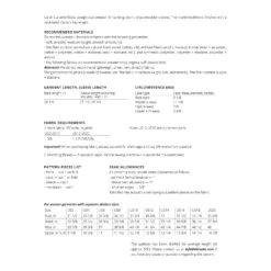 Vikisews - Carol Sweater Sewing Pattern (UK 6-24) 11 Vikisews - Carol Sweater Sewing Pattern (UK 6-24) -Croft Mill Store vikisews carol sweater sewing pattern sizechart2