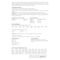Vikisews - Caroline Dress Sewing Pattern (UK 6-24) 16 Vikisews - Caroline Dress Sewing Pattern (UK 6-24) -Croft Mill Store vikisews caroline dress sewing pattern sizechart2
