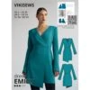 Vikisews - Emily Dress Sewing Pattern (UK 6-24)