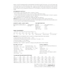 Vikisews - Emily Dress Sewing Pattern (UK 6-24) 12 Vikisews - Emily Dress Sewing Pattern (UK 6-24) -Croft Mill Store vikisews emily dress sewing pattern sizechart2