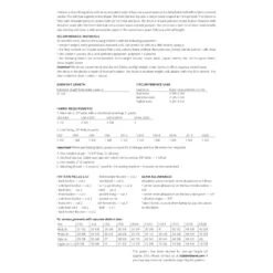 Vikisews - Felicia Dress Sewing Pattern (UK 6-24) 12 Vikisews - Felicia Dress Sewing Pattern (UK 6-24) -Croft Mill Store vikisews felicia dress sewing patternsizechart2