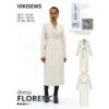 Vikisews - Florence Dress Sewing Pattern (UK 6-24) 1 Vikisews - Florence Dress Sewing Pattern (UK 6-24) -Croft Mill Store vikisews florence dress sewing pattern cover