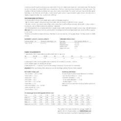 Vikisews - Leonie Dress Sewing Pattern (UK 6-24) 11 Vikisews - Leonie Dress Sewing Pattern (UK 6-24) -Croft Mill Store vikisews leonie dress sewing pattern sizechart2