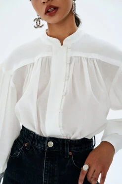 Vikisews - Liza Blouse Sewing Pattern (UK 6-24) 14 Vikisews - Liza Blouse Sewing Pattern (UK 6-24) -Croft Mill Store vikisews liza blouse sewing pattern 2