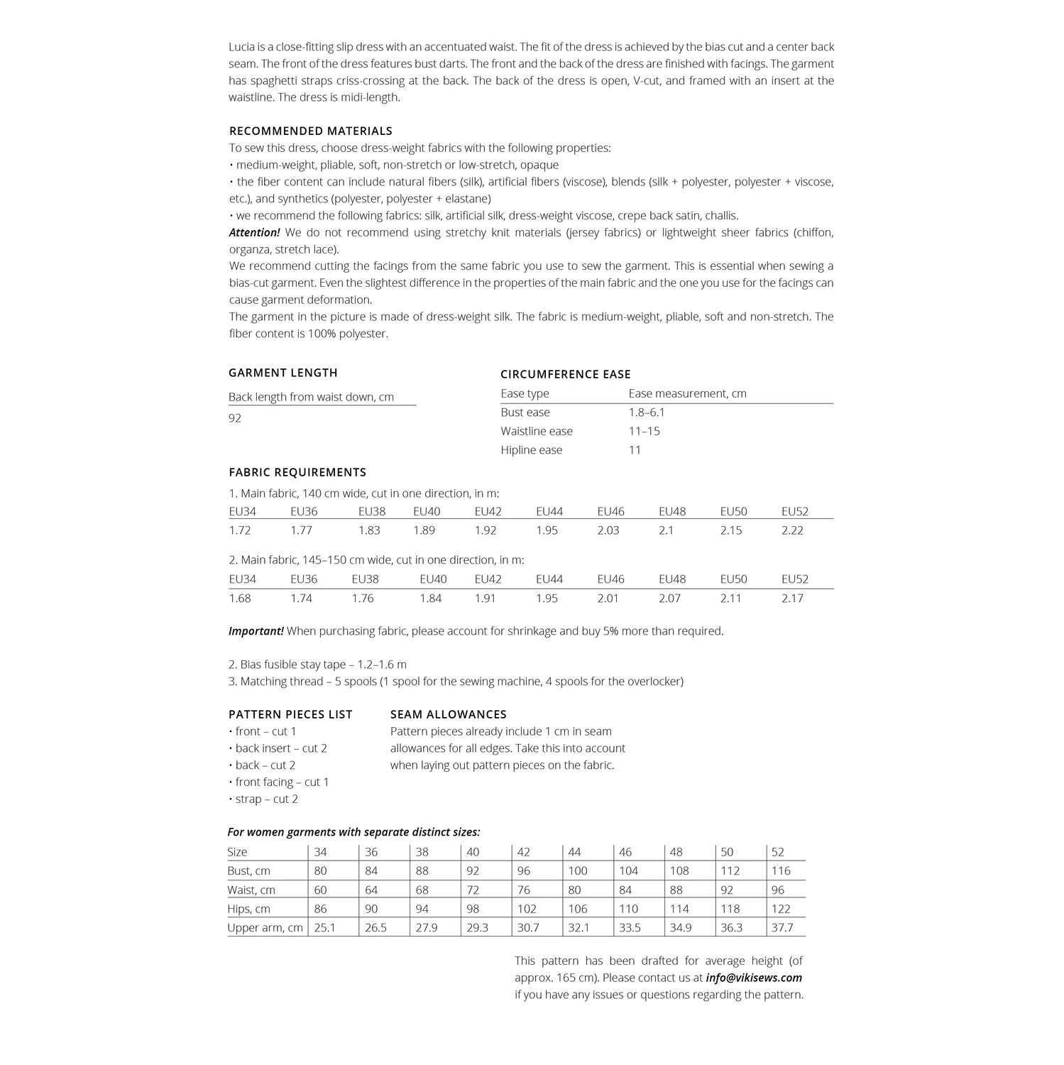 Vikisews - Lucia Dress Sewing Pattern (UK 6-24) 5 Vikisews - Lucia Dress Sewing Pattern (UK 6-24) - Image 3