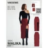 Vikisews - Malika Skirt Sewing Pattern (UK 6-24) 2 Vikisews - Malika Skirt Sewing Pattern (UK 6-24) -Croft Mill Store vikisews malika skirt sewing pattern cover