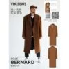Vikisews - Men’s Bernard Coat Pattern (UK 28-44) 2 Vikisews - Men’s Bernard Coat Pattern (UK 28-44) -Croft Mill Store vikisews men s bernard coat pattern cover