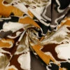 Viscose Poplin Challis - Hazel 2 Viscose Poplin Challis - Hazel -Croft Mill Store viscose poplin hazel brown abstract dress fabric twist