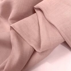 Voily - Pink -Croft Mill Store voily pink fabulous poly viscose dusky pink fabric fold
