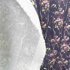 Voyage - Armathwaite Blossom Heather Morlich Cotton 10 Voyage - Armathwaite Blossom Heather Morlich Cotton -Croft Mill Store voyage armathwaite blossom heather morlich cotton dress fabric drape