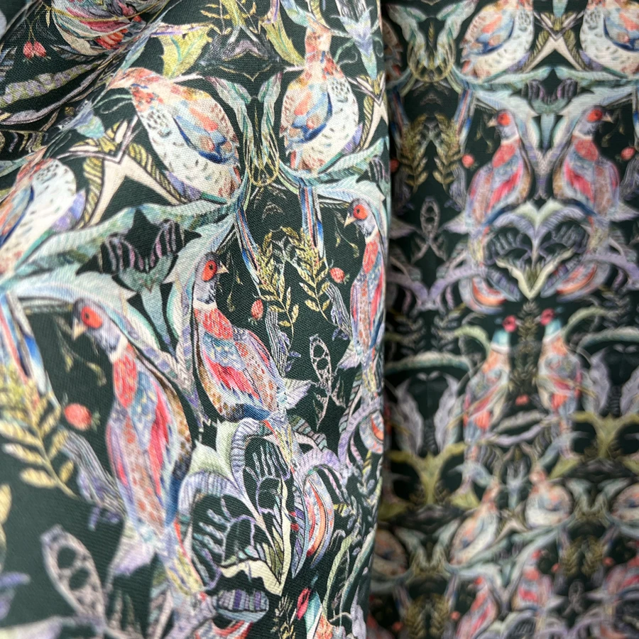 Voyage - Netherton Pomegranate Emerald Morlich Cotton 3 Voyage - Netherton Pomegranate Emerald Morlich Cotton