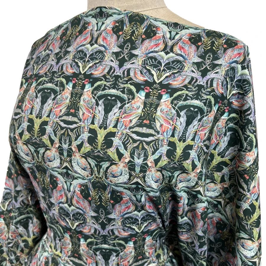 Voyage - Netherton Pomegranate Emerald Morlich Cotton 4 Voyage - Netherton Pomegranate Emerald Morlich Cotton - Image 2