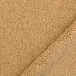 Warm Nights - Caramel 8 Warm Nights - Caramel -Croft Mill Store warm nights caramel polyester fluffy teddy coat fabric fold 2