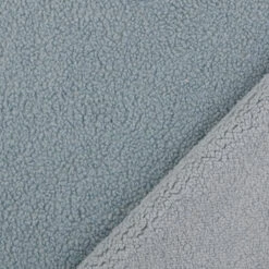 Warm Nights - Dusky Blue 10 Warm Nights - Dusky Blue -Croft Mill Store warm nights dusky blue polyester fluffy teddy coat fabric fold 3