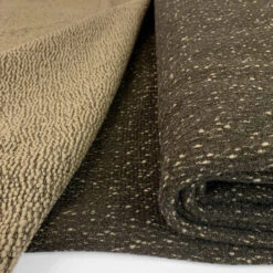 Wool Furnishing Piece (3.8m) - Blossom Beige 7 Wool Furnishing Piece (3.8m) - Blossom Beige -Croft Mill Store wool furnishing pieces blossoms beige and brown bolt reverse